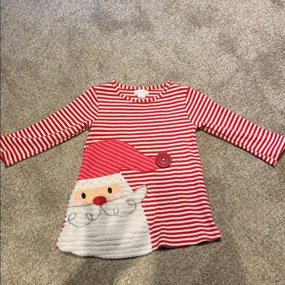 Mud Pie 2T Santa dress
